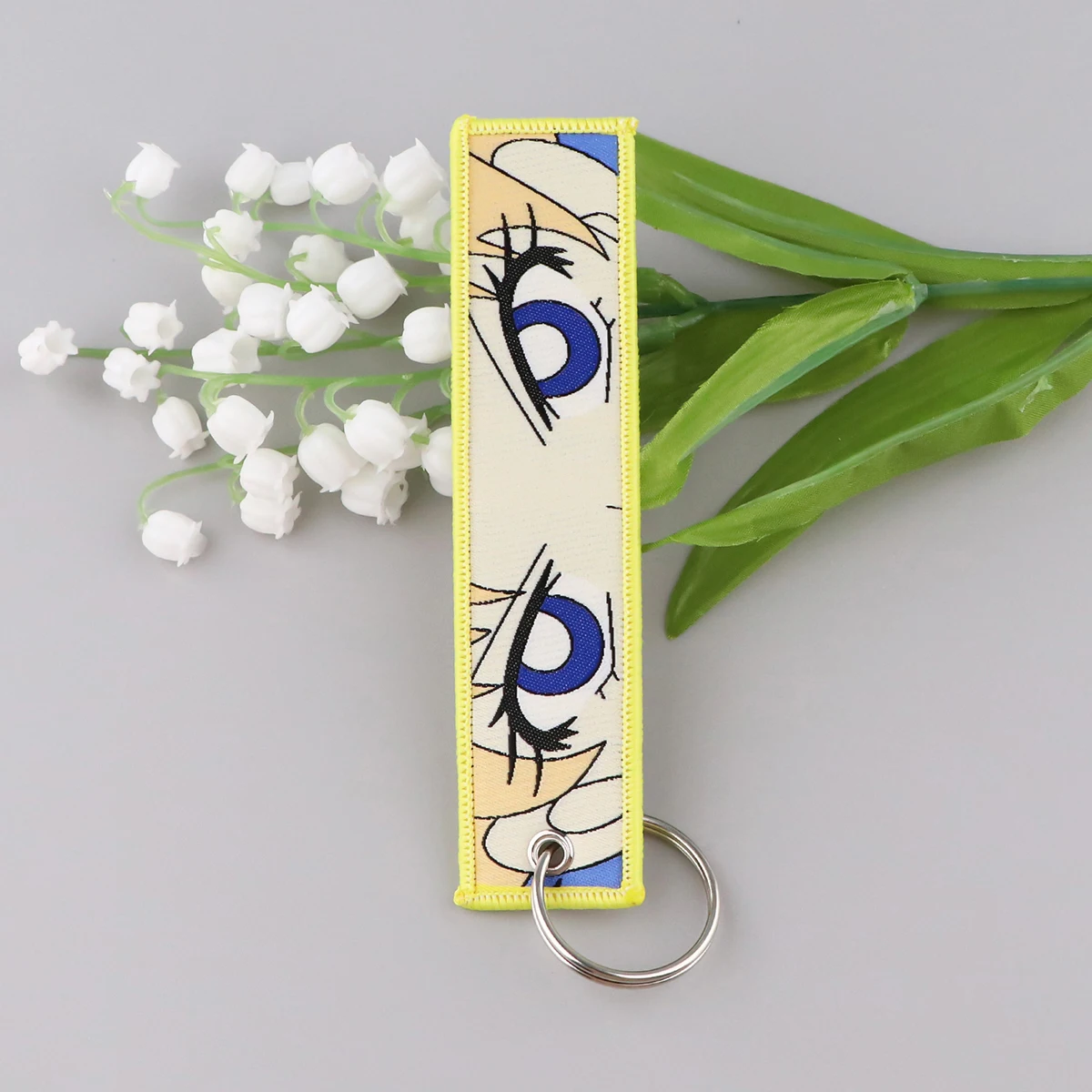 1 ชิ้น พวงกุญแจสายคล้องลายการ์ - Embroidery Charm บทวิจารณ์และราคา