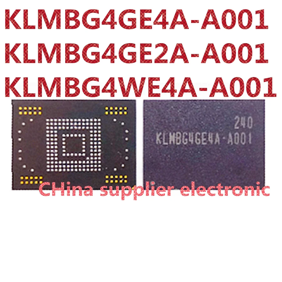 

KLMBG4GE4A-A001 KLMBG4GE2A-A001 KLMBG4WE4A-A001 169 ball emmc memory font chip