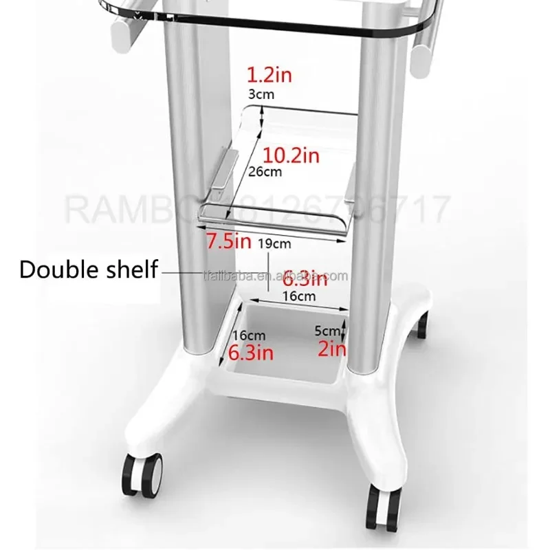 Carrello di arte del chiodo del carrello della macchina di bellezza del carrello dello strumento della clinica dentale di vendite dirette della fabbrica