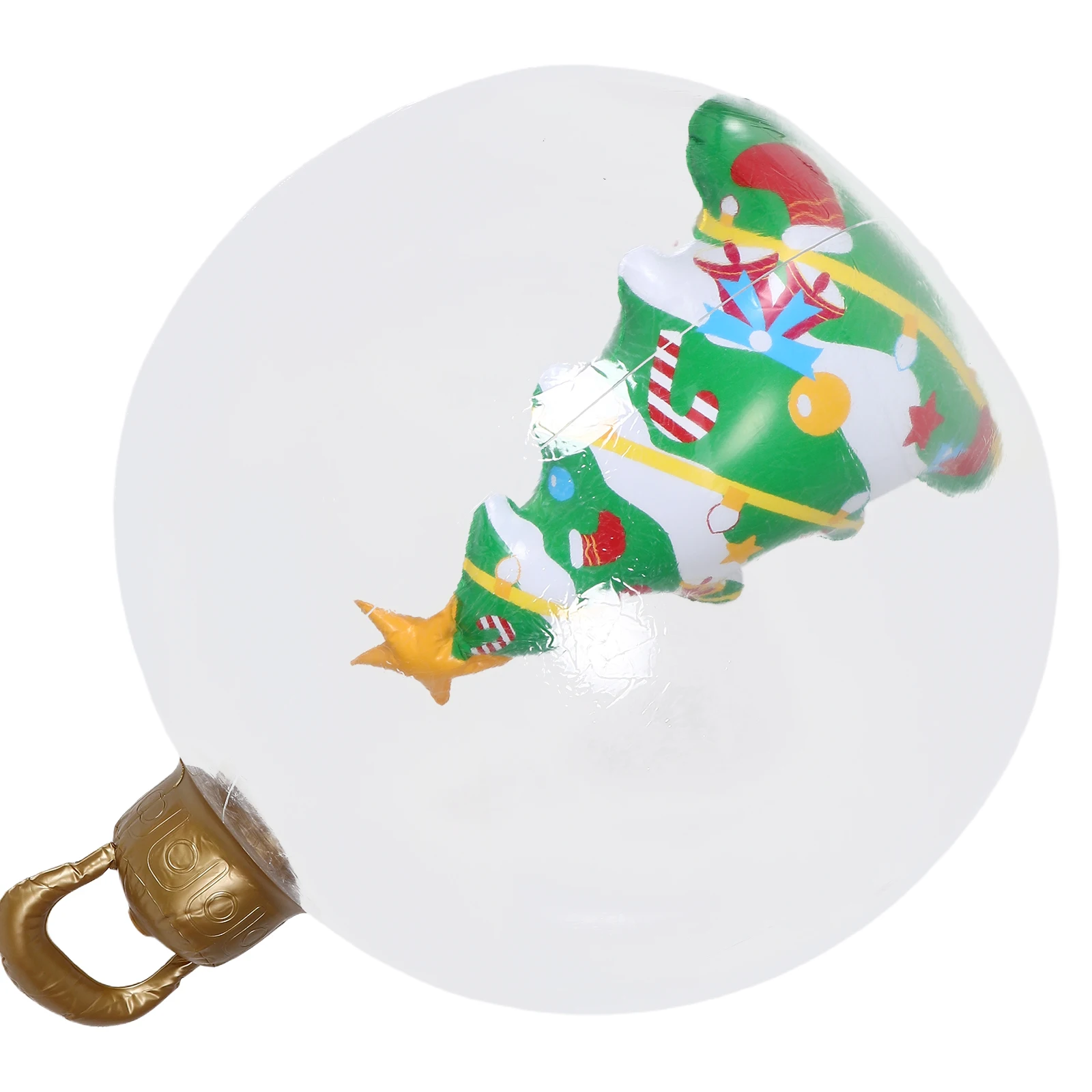 

Large Blow Up Christmas Ornament 3D Inflatable Ball for Tree Porch Courtyard Garden Front Door Holiday Party Decorations