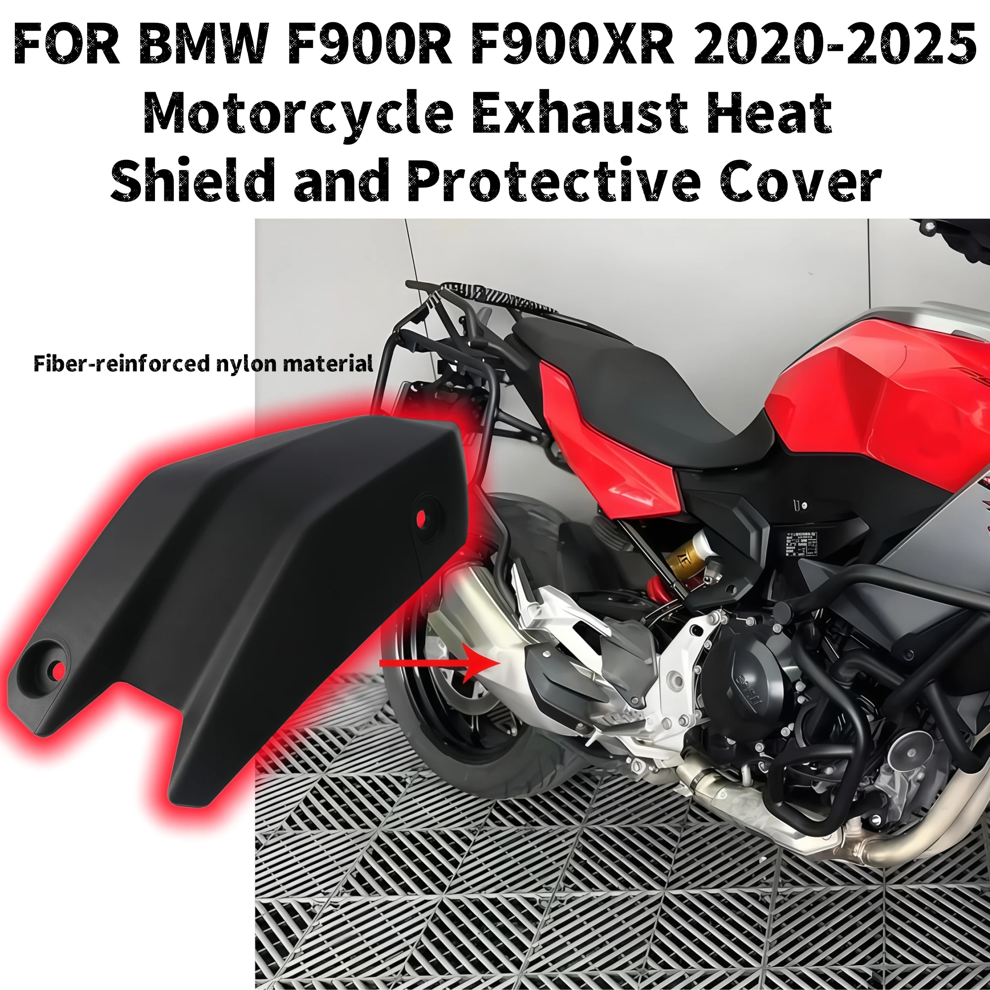 

Motorcycle Exhaust Pipe Protector Heat Shield Cover Muffler Anti-scalding Board For BMW F900R F900XR Modified Accessories