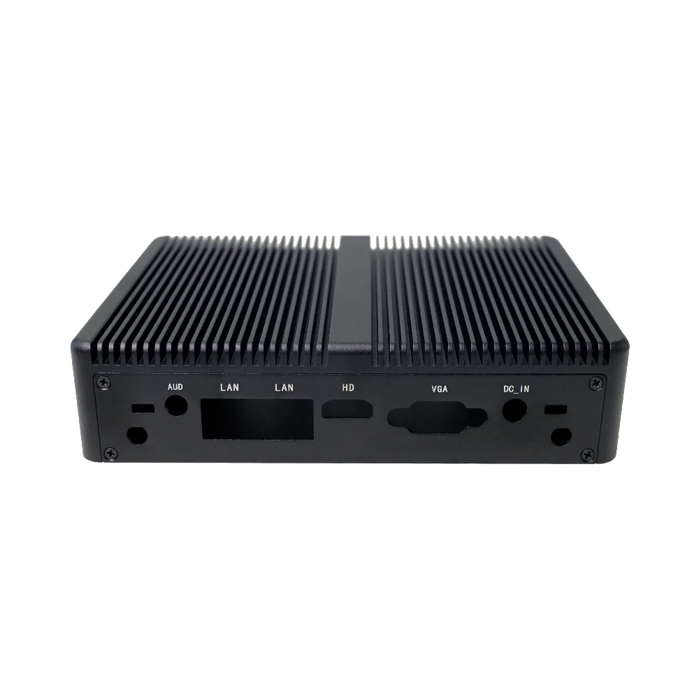 global Industrial Fanless Mini Pc Intel Core I5 4200U Support DDR3L 8GB 4*USB 3.0 Dual Rj45 Giga LAN Win10/Linux