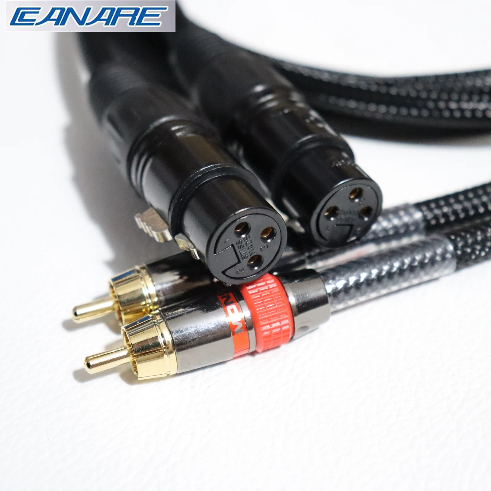 

Japanese original Canare HiFi RCA to XLR audio cable Stereo CD amplifier RCA to Male/female balance line for microphone mixer