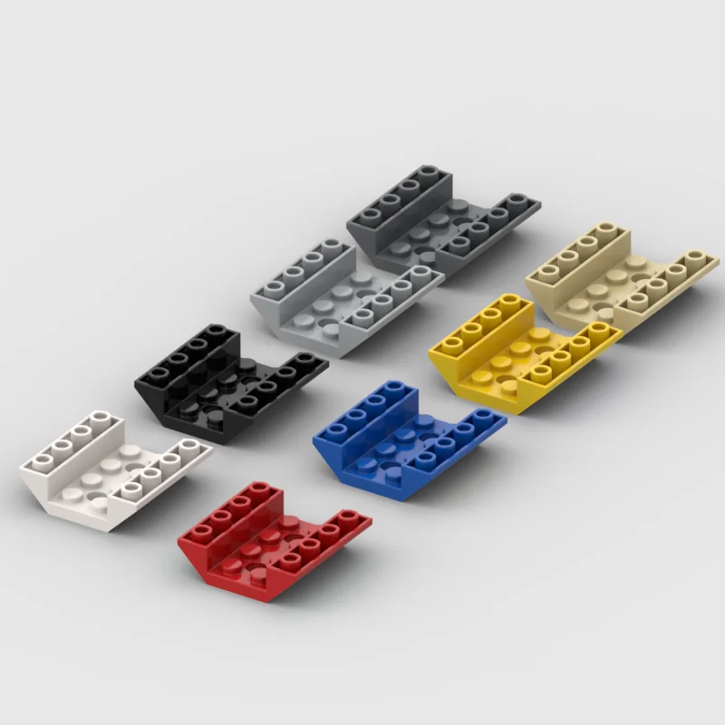 72454 10 Stück*Dachziegel 4X4/45 Inv. S010 DIY Lernbausteine, Kompatibel mit Zusammensetzbaren Partikeln