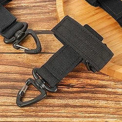 2PCS Outdoor Small tools Tactical Gear Glove Holder Strap, Molle Key Ring Tactical Keychain Nylon Gear Keeper Glove StrapMolle