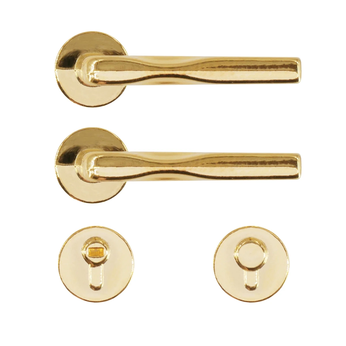 1/6 1/12 DollHouse Door Handle Ob11 Dollhouse Miniatures Metal Door Pull Handles Locks Accsessories,Gold