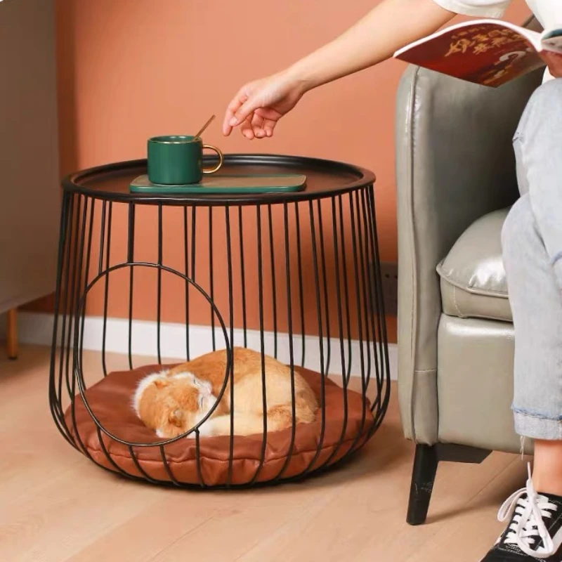 Special Center Coffee Tables Animals Cage Pet Beds Puppy Lounge Console Cat House Elegant Tavolo Soggiorno Home Furnitures