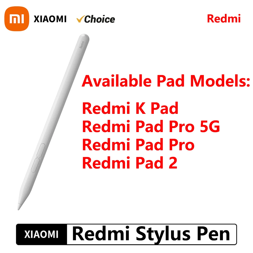 

Оригинальный стилус Redmi, 240 Гц, чертеж для письма, экран для планшета, сенсорный экран, уровень 4096, зарядка типа C