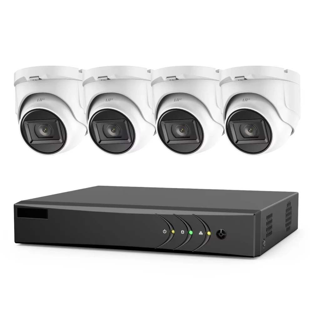 

ANNKE HD TVI Analog 2MP 1080P CCTV Security System 8 DVR 4pcs 20m IR 3.6mm Lens IP66 Turret