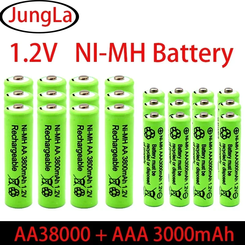 

1,2 V AA 3800mAh NI-MH Akkus + AAA 3000 MAh Rechageable Batterie