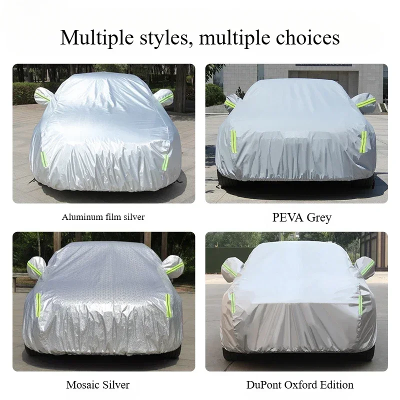 ユニバーサル防水カーカバー,日焼け止め,断熱材,デュポンオックスフォードベルベット,通年保護,カーウェア
