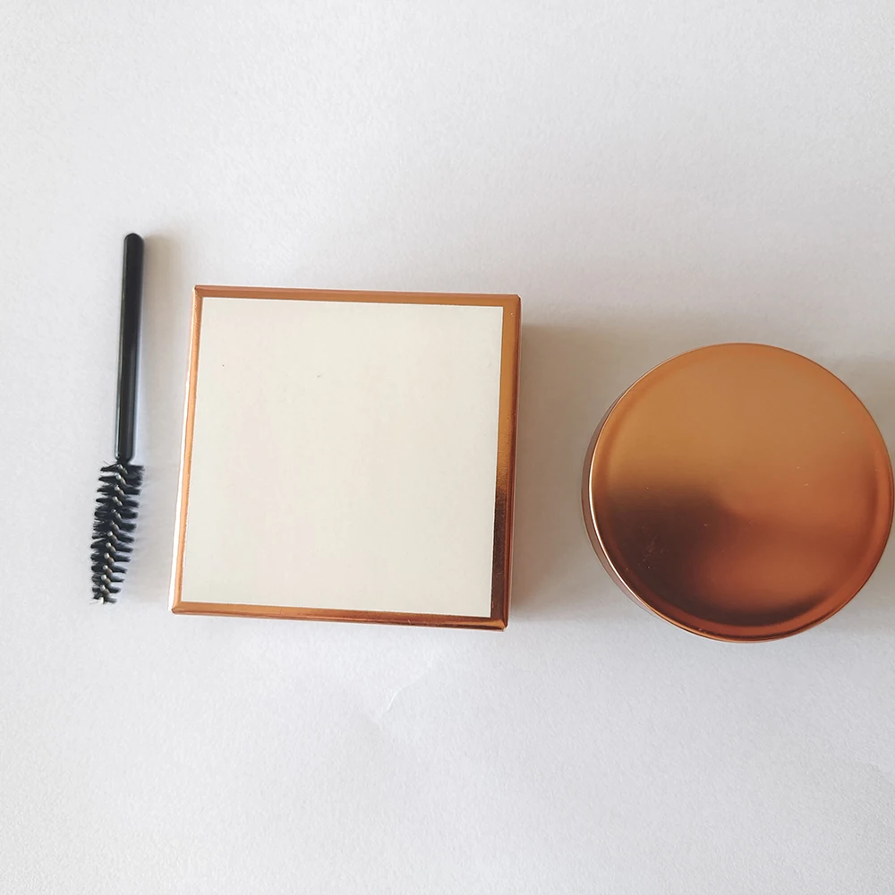 Cusrom กันน้ํา 3D Eyebrow ครีมจัดแต่งทรงผม Quick-drying แต่งหน้า Eyebrow Sculpt สบู่ธรรมชาติ Wild Brow Pomade การตั้งค่าเจล WAX