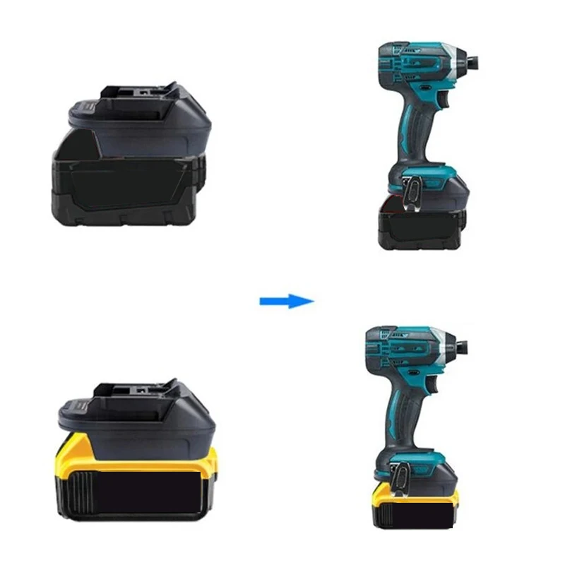 Battery Adapter For Milwaukee For Dewalt to Makita Bl1830 Bl1850 Batteries For Dewalt battery tools DM18M
