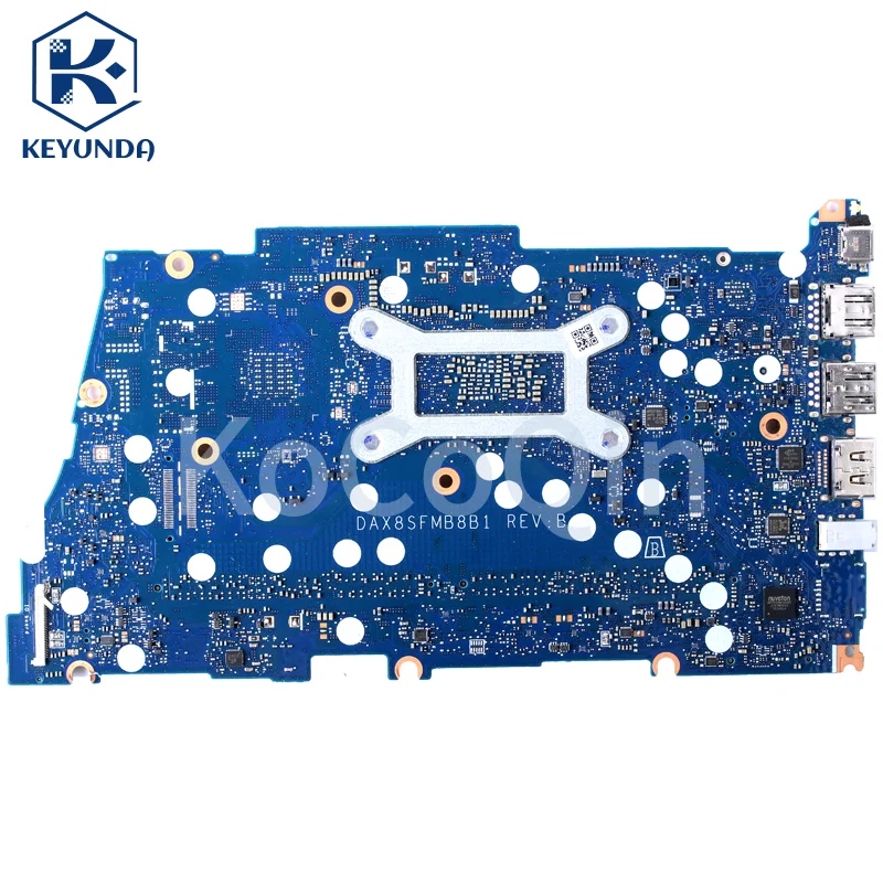 Imagem -06 - Laptop Motherboard para hp Dax8sfmb8b1 Notebook Mainboard I51235u Completo Testado