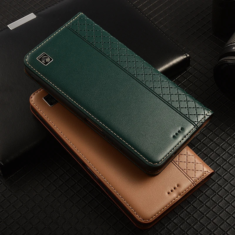 For Asus Zenfone 5 5Z 6 7 8 9 10 11 12 Ultra Flip ZE630KL ZE620KL Pro Napa Inner Pattern Genuine Leather Flip Phone Case Cowhide