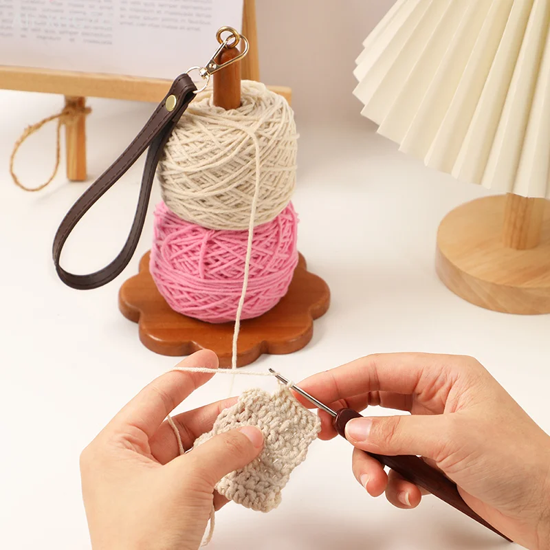 Portable Wrist-Mounted Yarn Holder For Knitting & Crocheting - Compact & Convenient Yarn Dispenser For Craft Enthusiasts