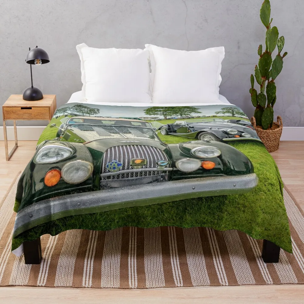 

Morgan Classic Cars Throw Blanket Sleeping Bag sofa bed Picnic Blankets