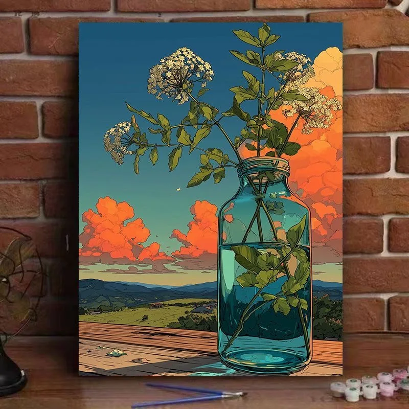 

A-0254 Wildflowers in Bloom Painting