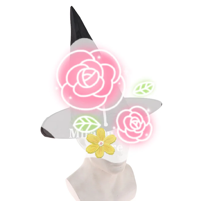 

1 шт. черная шляпа ведьмы на Хэллоуин, подвесная шляпа ведьмы, аксессуар для костюма на Хэллоуин, для вечеринки, косплея, ролевых игр