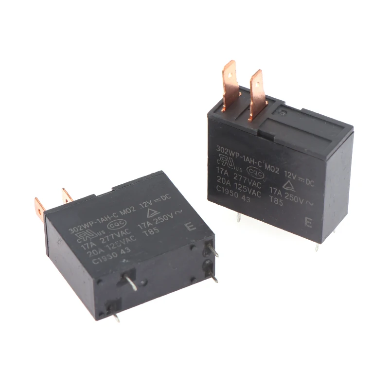 2 PCS 12V Water Heater Microwave Oven Dedicated Relay 302WP-1AH-C 12V 17A 20A