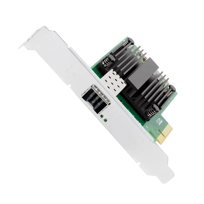82599-1SFP/X520-DA1/E10G41BTDA PCIE2.0 X4 10G NIC Single Port Fiber Optic Server Network Card 82599EN Chip, Easy To Use
