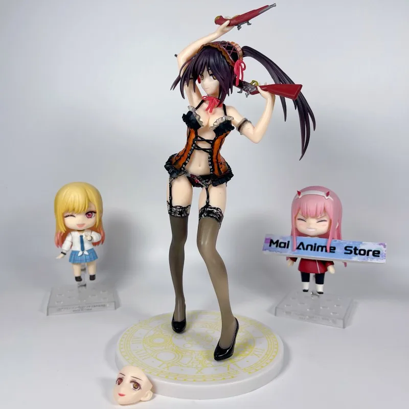 Date A Live Kurumi Anime Figure Sexy Girl Action Figures Date a Live Tokisaki Kurumi Figurine Collectible Dolls PVC Model Gifts