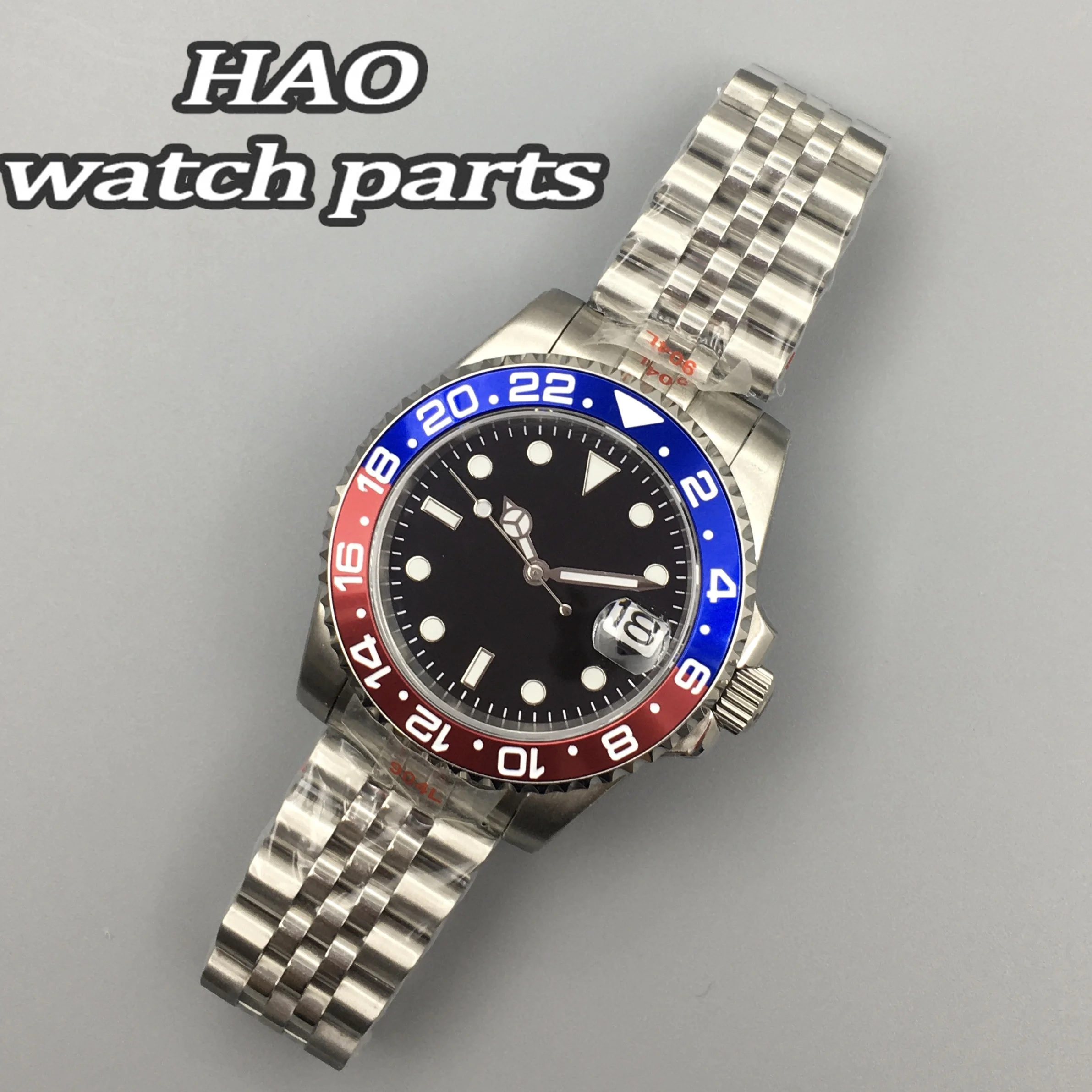 BLIGER مقاوم للماء الهاتفي العقيمة 25 جواهر PT5000 NH35A ذاتية اللف الأزرق الغوص الرجال ساعة الإنزلاق قفل المسمار التاج