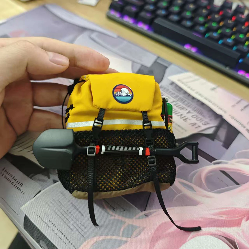 Simulated Off-road Bag/shovel Kit for 1/10 RC Crawler Car Traxxas TRX4 Defender Bronco AXIAL SCX10 90046 RC4WD D90 Tank 300 TRX6