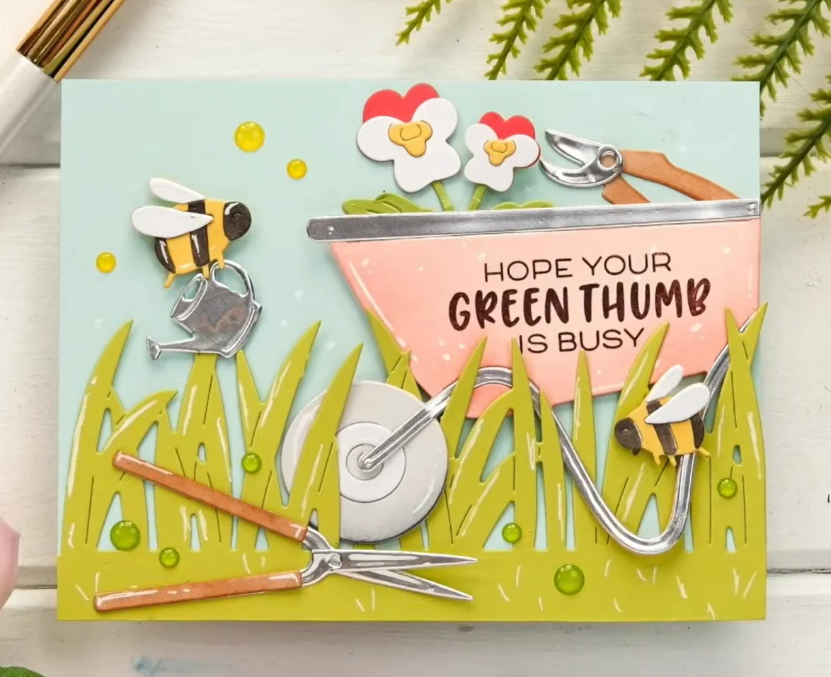 Green Thumb release Clear Stam - Summer Clothing Release 评论和价格