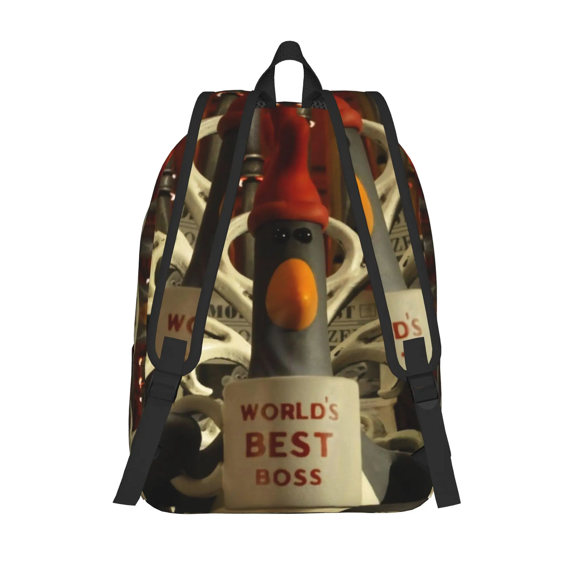 Feathers Penguin McGraws Classical Backpack Sports School Business Chicken Disguise Funny Daypack Men Women Laptop Shoulder Bag