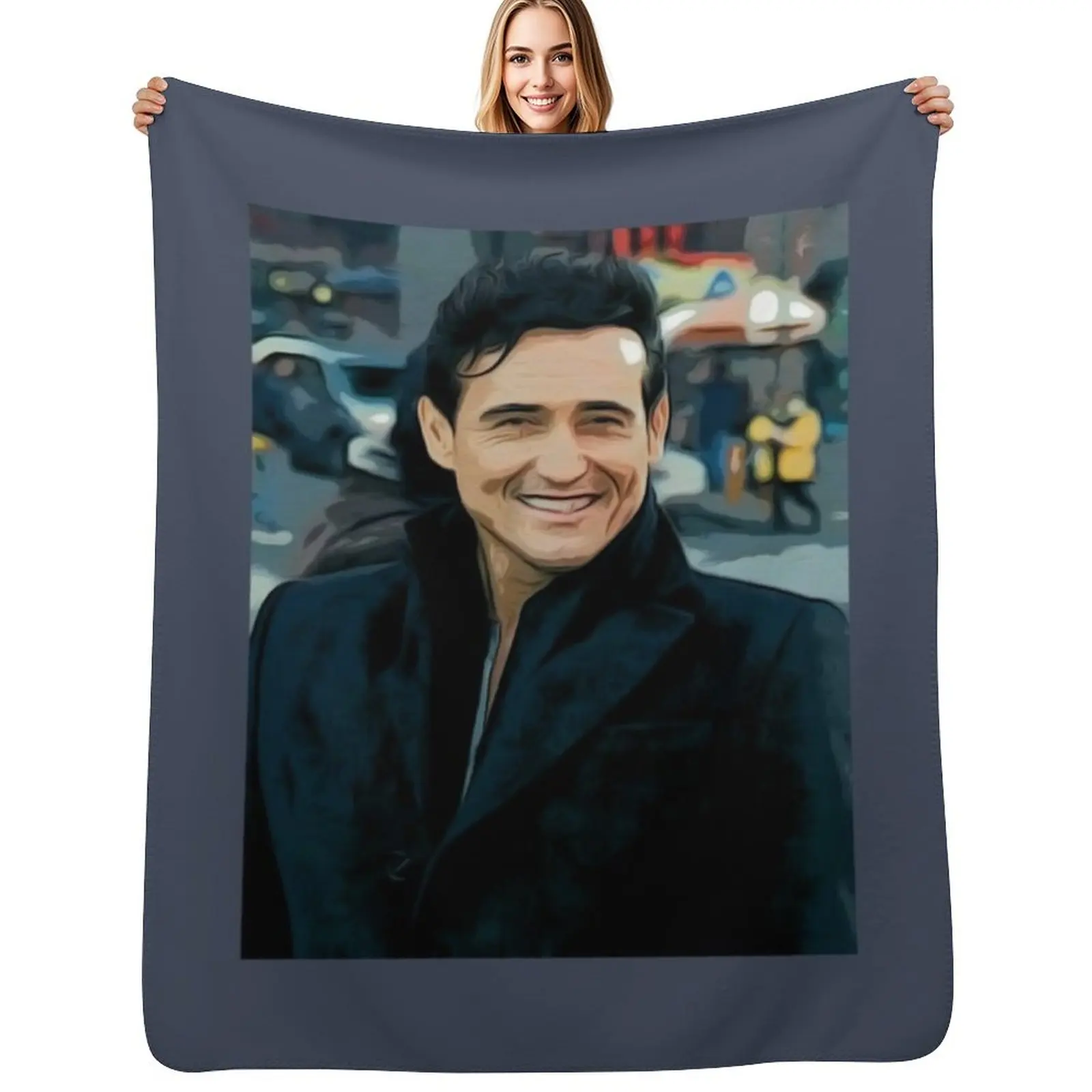 Il Divo Singer Carlos Marin Throw Blanket Soft Bedroom Blanket for Night Sleeping