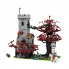2046pcs 크리 에이 티브 Forestmens 교차 성 Moc 21346 76428 빌딩 블록 벽돌 데스크탑 장식품 모델 조립 장난감 아이 선물 5