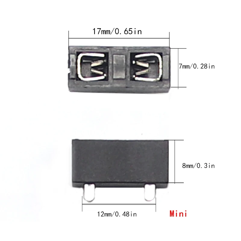 PCB Panel Mount Seguros Blocos, Terminais de Segurança, Micro Mini, Médio, Pequeno, Universal Car Fusível Titular, 10-5pcs