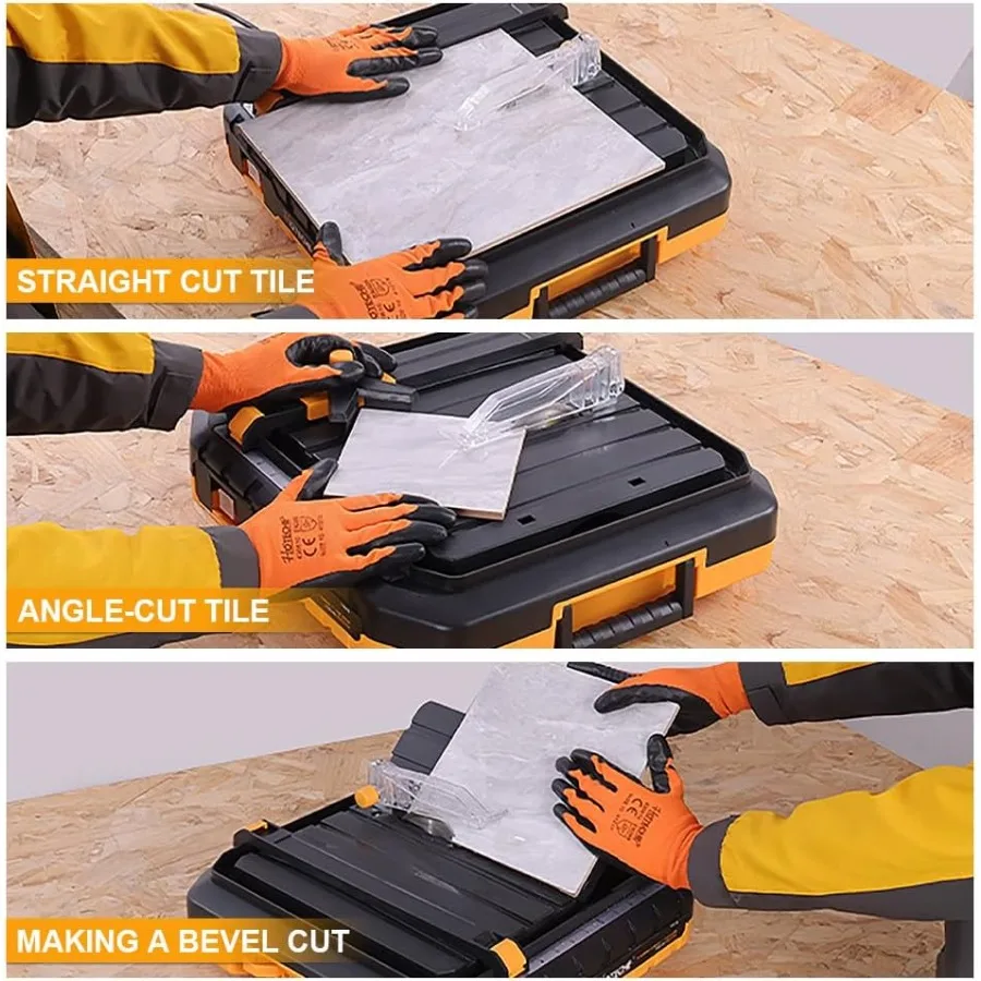 منشار بلاط مبلل محمول مقاس 41 2 بوصة مع خزان مياه مخفي لقطع البلاط والأحجار الكريمة الفعالة والدقيقة 045 في H #5