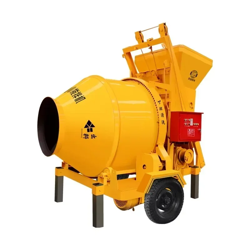

Self Feeding Falling Type Tipper Drum Concrete Power Mixer Jzc350 Portable Drum Concrete Mixer