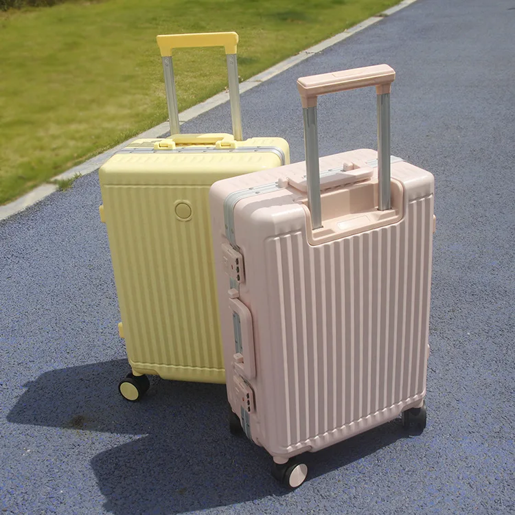 Aluminum Frame Suitcase Universal Wheel 20/24 Inch Boarding Trolley Case 28 Inch Fashionable Unisex Case