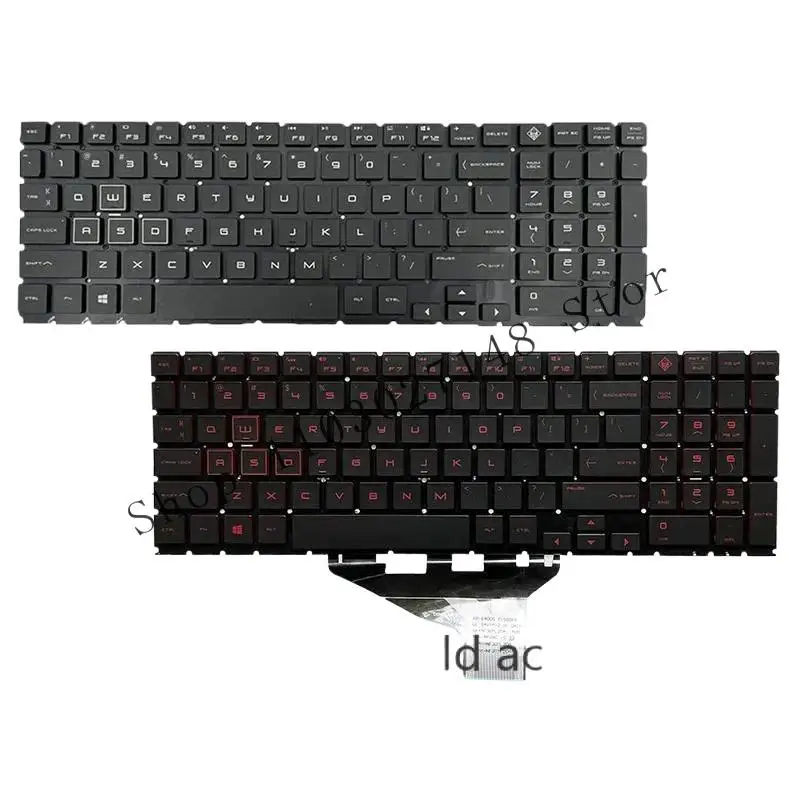 

& New US/FR/LA/NOR/SL/TR Keyboard for HP OMEN 15-DC 15-DH TPN-Q211 TPN-C143 Laptop keyboard with Backlit Notebook #