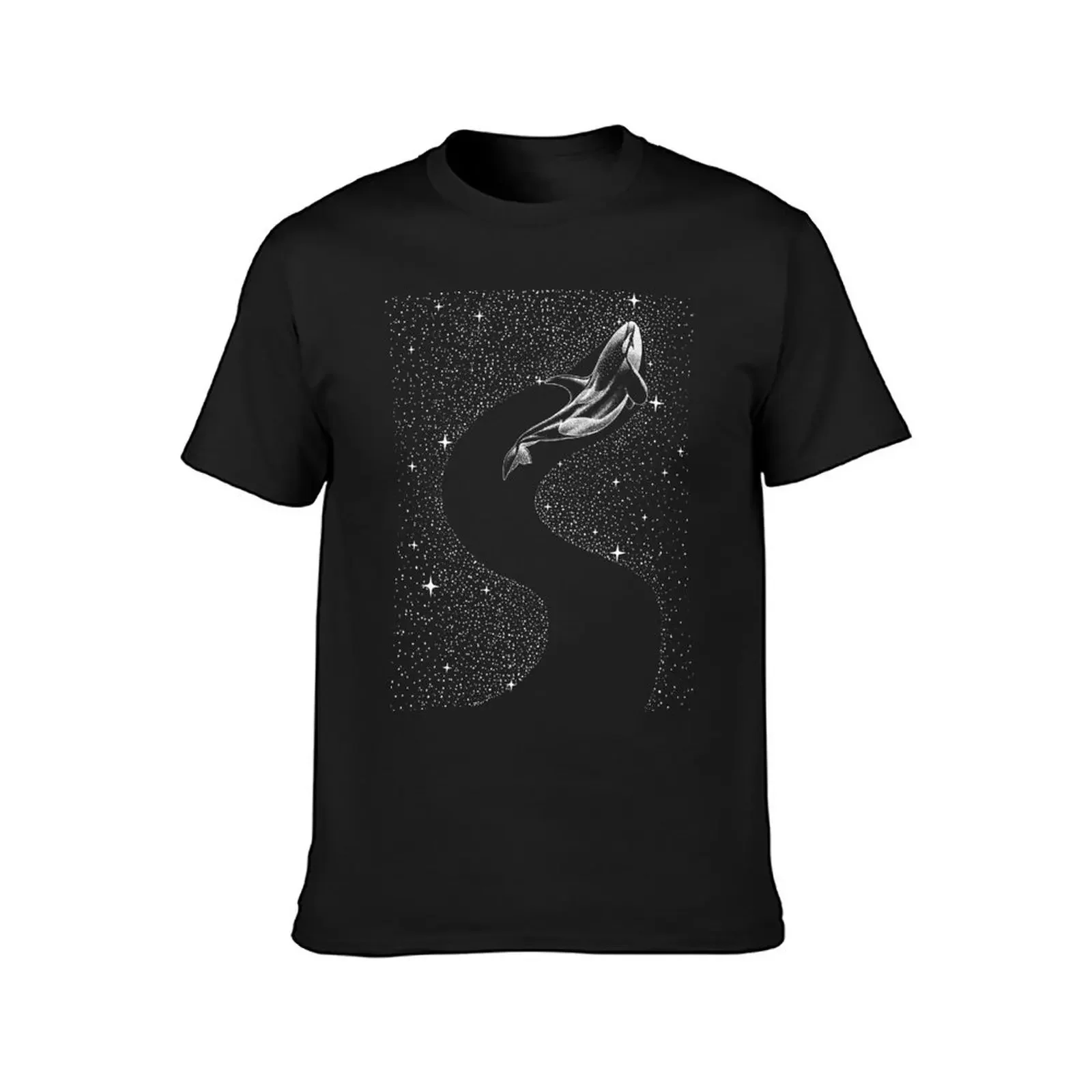 starry orca T-Shirt summer clothes oversizeds anime t shirt for men