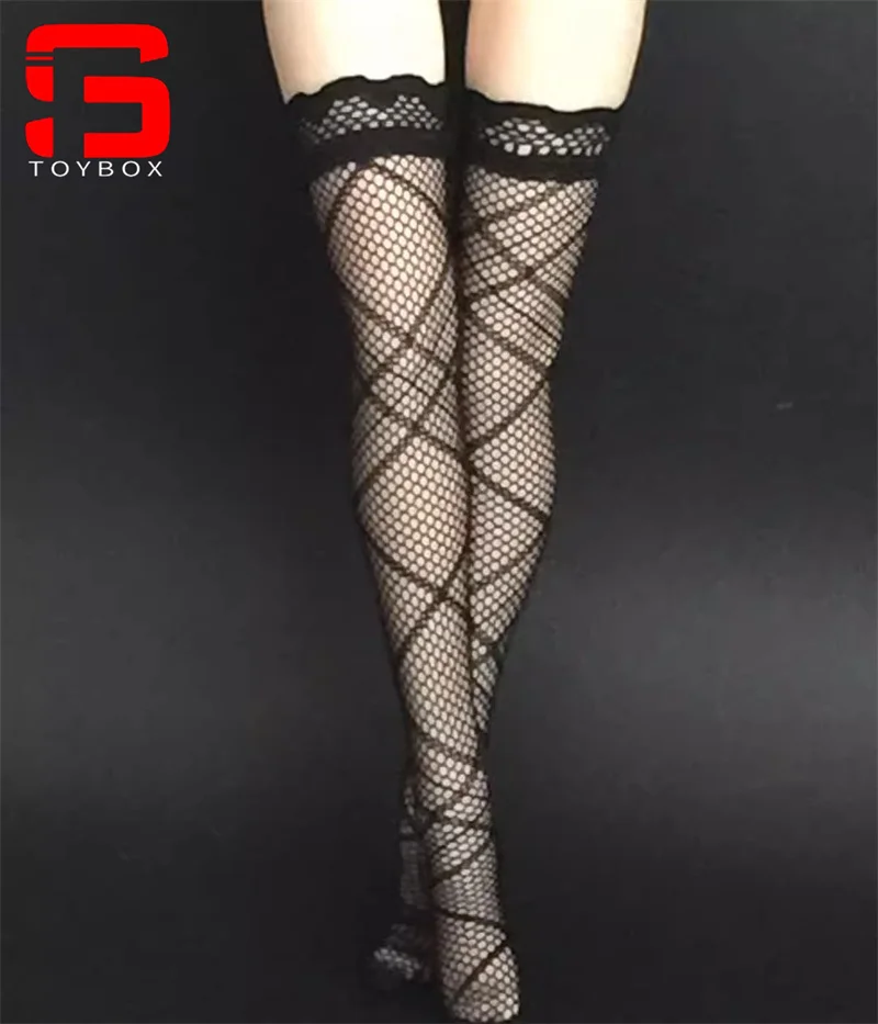 Bas en dentelle Sexy, échelle 1/6, modèle adapté aux poupées de corps de soldat féminin TBL JO de 12 pouces