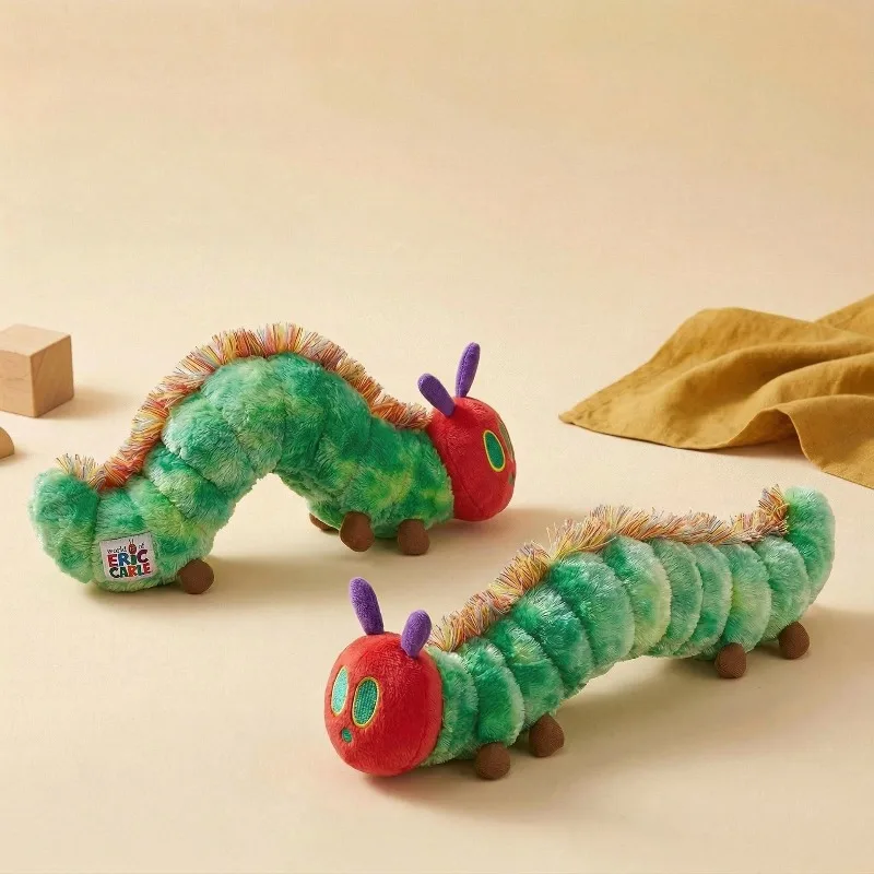 Cute The Very Hungry Caterpillar Plush Toy Soft Stuffed Animal Baby Kids Comfort Doll Story Book Character Gift