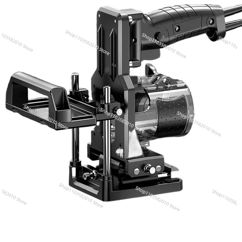 220V NEW Trimming Machine Bracket Two In One Connector Slotting Device New Type Of Woodworking Universal Tool Hole Opener