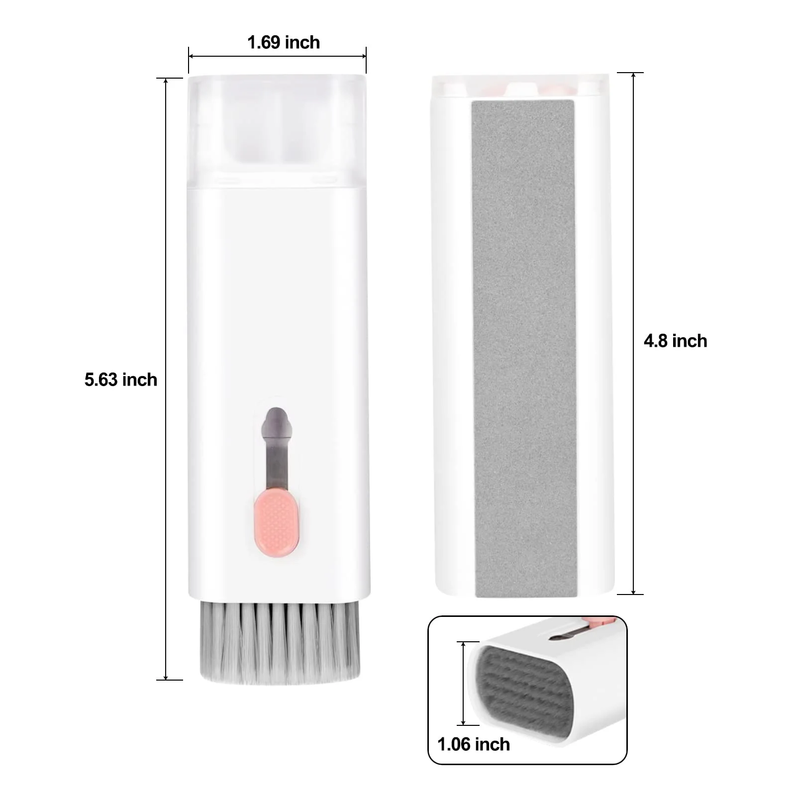 7 في 1 مجموعة التنظيف الكمبيوتر سماعة فرشاة تنظيف عدة لوحة المفاتيح تنظيف القلم لباد الهاتف سماعة تنظيف أداة Keycap مجتذب