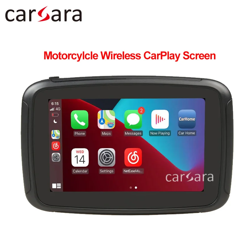 CarPlay Meter Motorbike GPS Monitor Wireless Android Auto CarPlay Gauge Display Mirror Link Motorbike CarPlay Motorcycle Screen