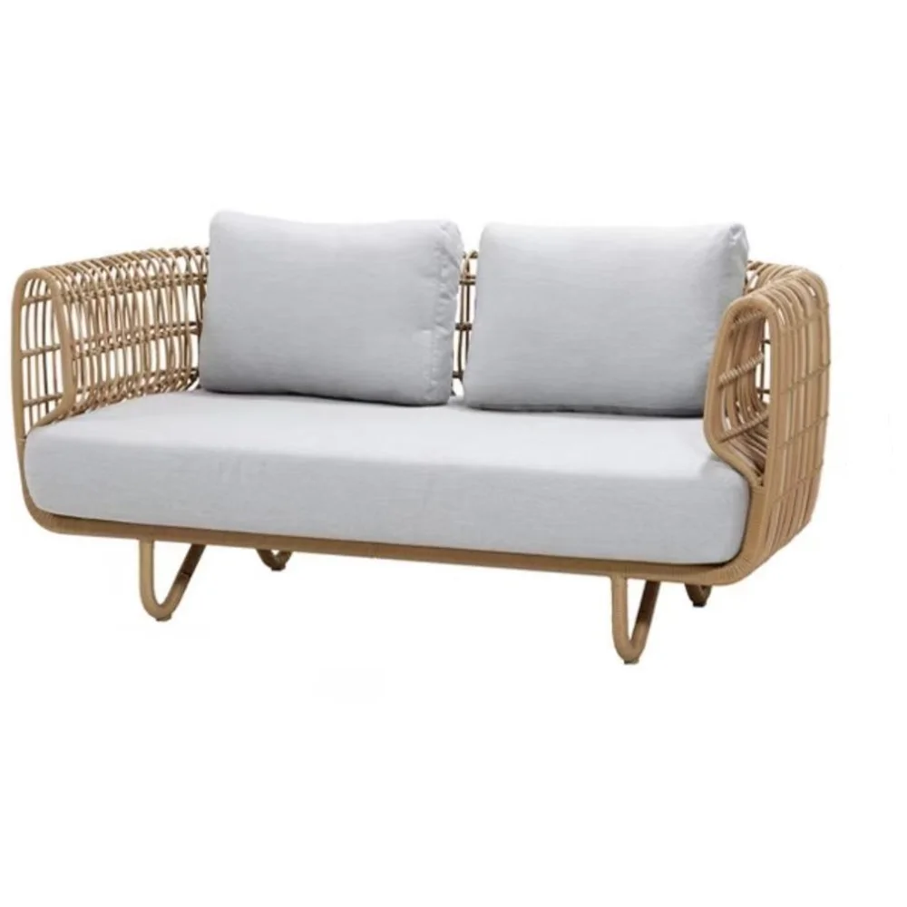 Outdoor garden furniture High-grade aluminum frame with PE rattan weaving high rebound foam Cushion UV- resistant waterproof