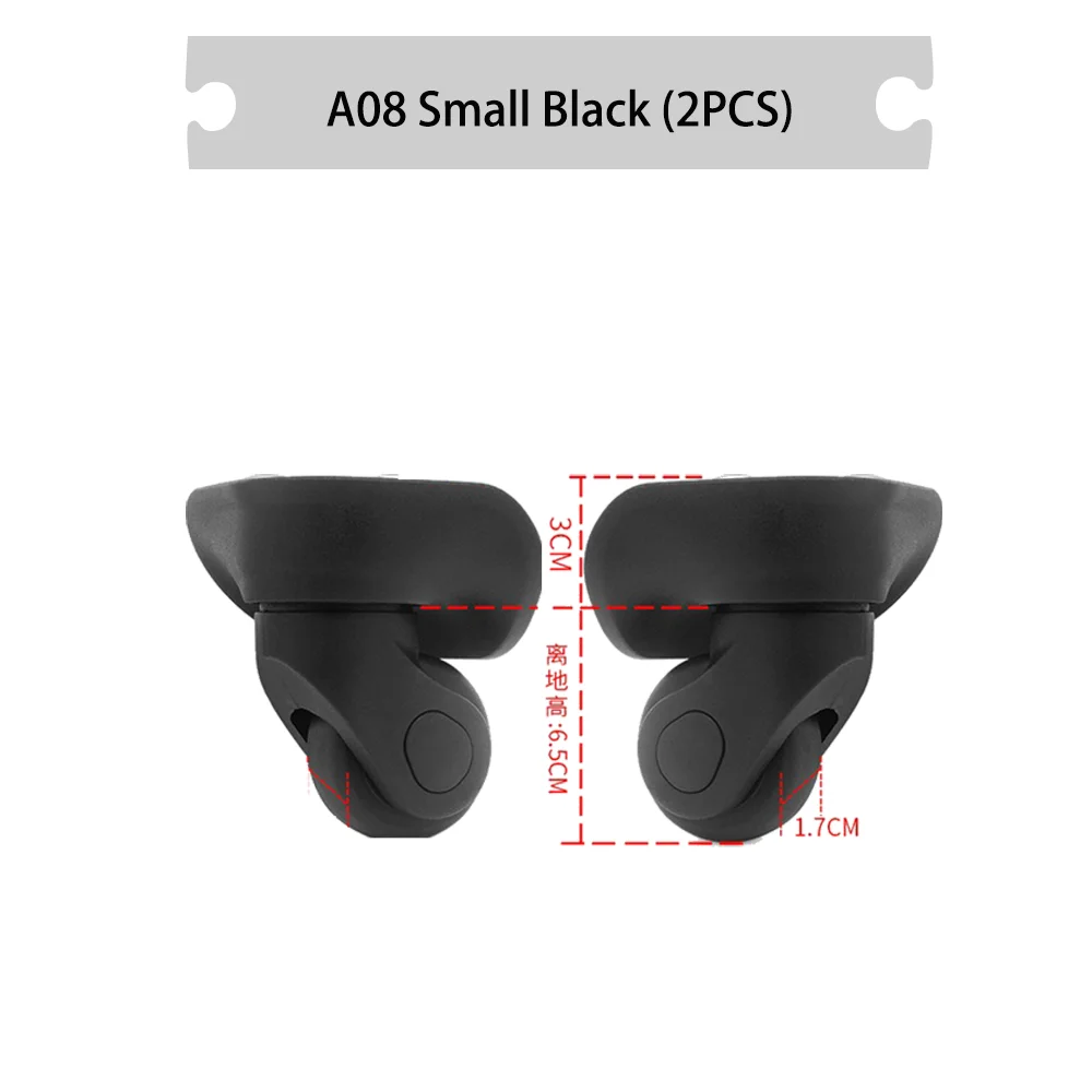 Roda Universal para Bagagem, Adequado para Hongsheng A08, Mala, Suave, Estável, Acessórios