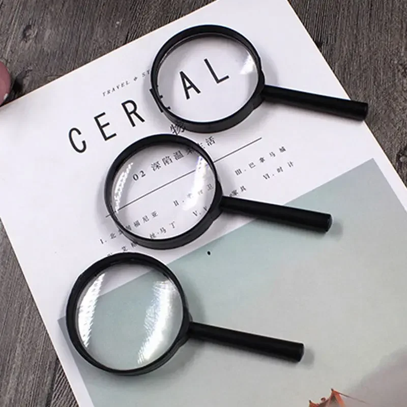 1PC Magnifier 60mm Handheld 5X Magnifier Magnifying Glass Len Loupe Magnifying Loupe Magnifiers For Reading Jewelry