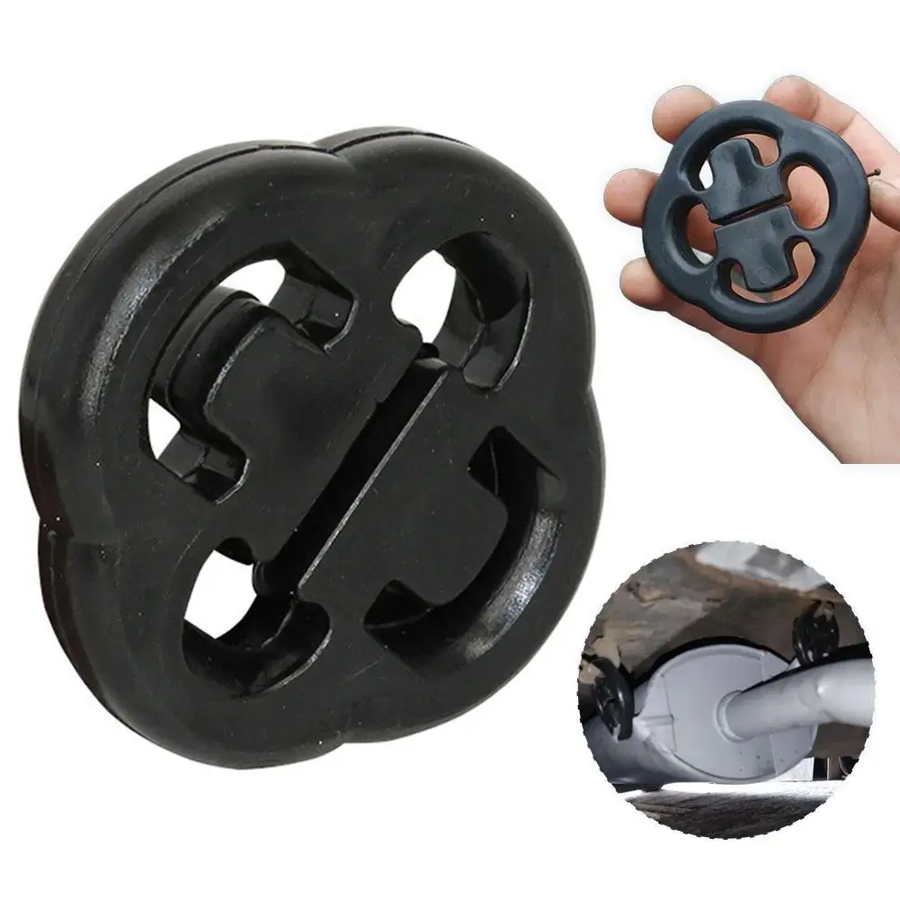 Universal Heavy Duty Rubber Exhaust Hanger Car Exhaust Pipe Accessories Mount Bracket for Noise Reduction & Vibration Dampening