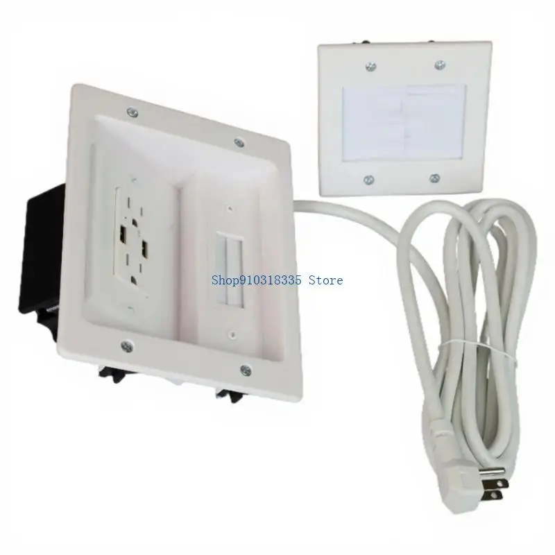  Easy Plastic US Wall Outlet Cover Simple to Install Without Tools