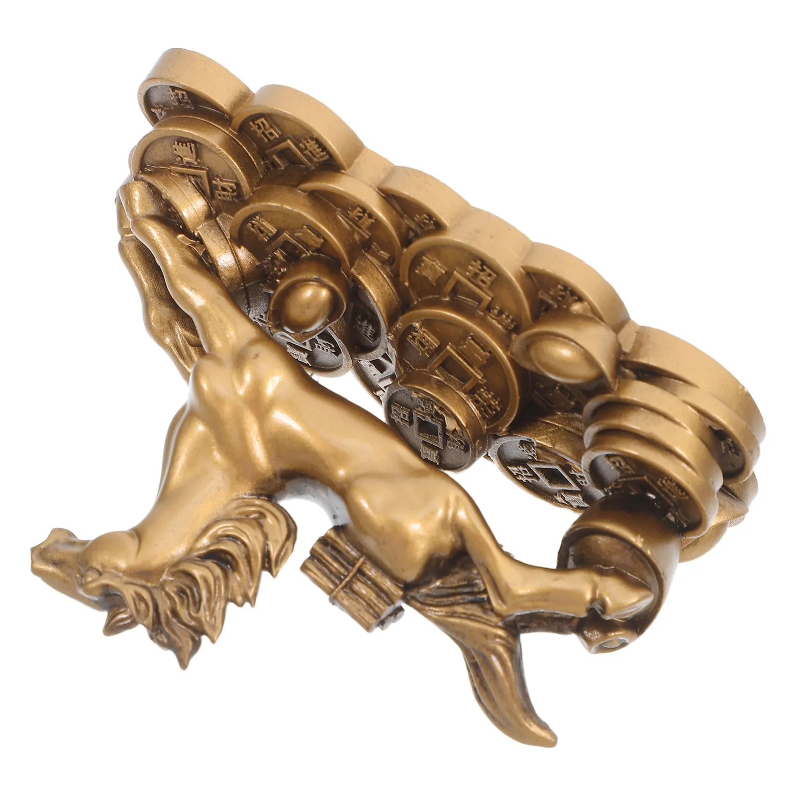 

Resin Horse Statue Elegant Running Sculpture For Home Office Decor Wealth Prosperity Living Room Ornament