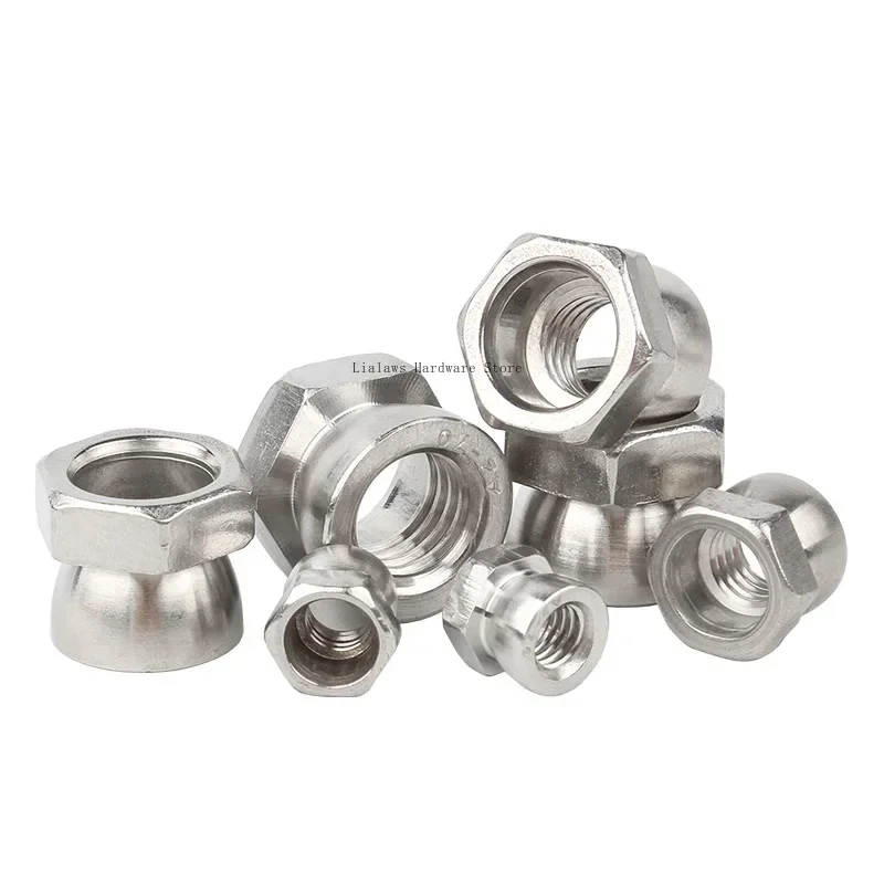 M6 M8 M10 M12 Nut Break Off Shear Anti Theft Breakaway Twist Security 304 A2-70 Stainless Steel Anti-Disassembly Nut Cap